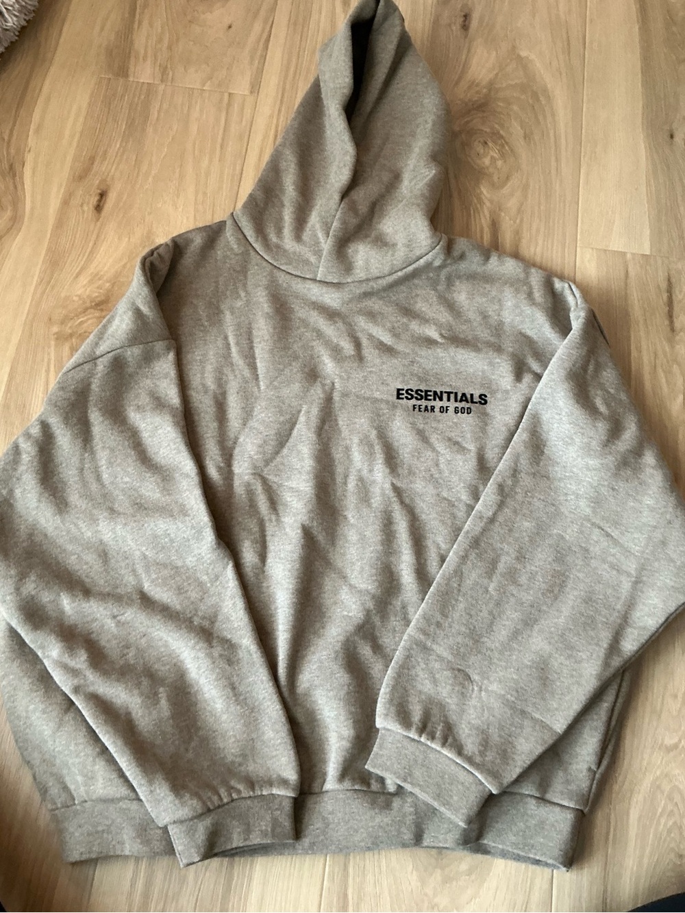 BRAND NEW Fear of God Essentials Hoodie in Heather Gray size M